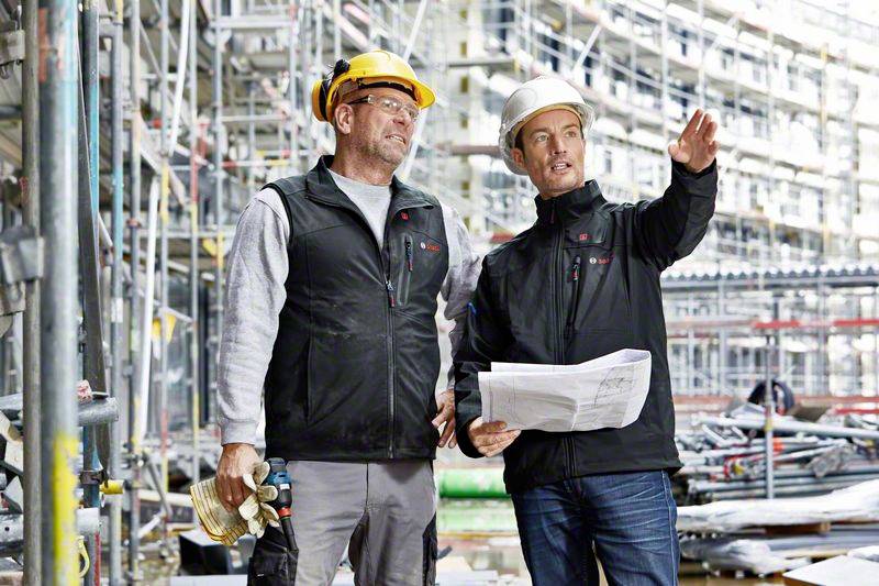 Bosch Professional 06188000EA Beheizbare Weste GHV 12+18V XA Kleider-Größe: S Schwarz