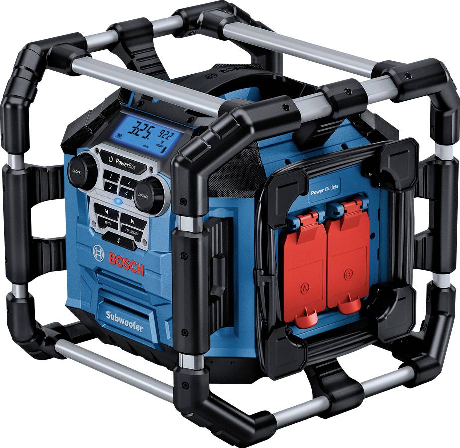 Bosch Professional GPB 18V-5 C Baustellenradio UKW Bluetooth®, AUX spritzwassergeschützt