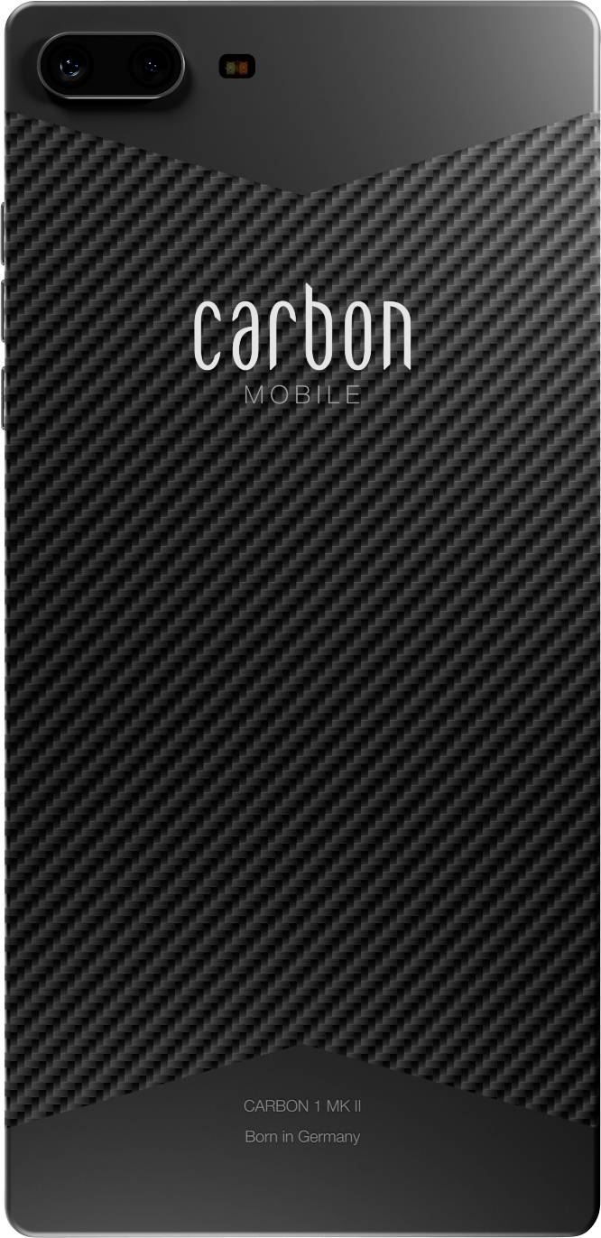 Nobile Carbon MK II Smartphone 256 GB 15.3 cm (6.01 Zoll) Schwarz Android™ 11 Dual-SIM