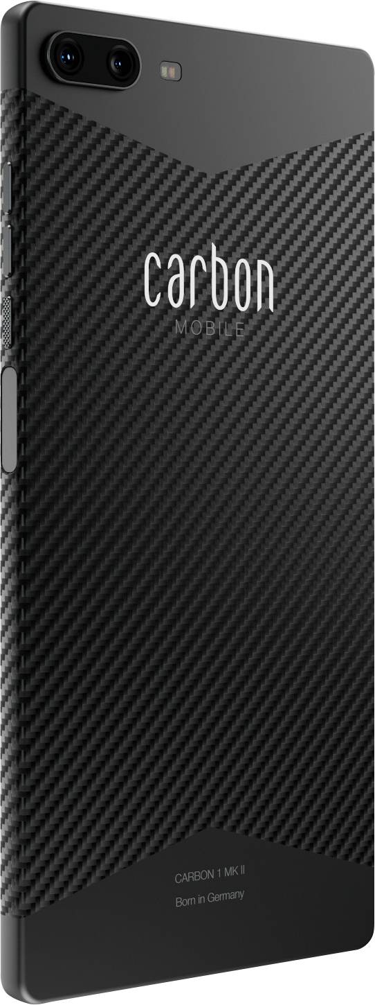 Nobile Carbon MK II Smartphone 256 GB 15.3 cm (6.01 Zoll) Schwarz Android™ 11 Dual-SIM