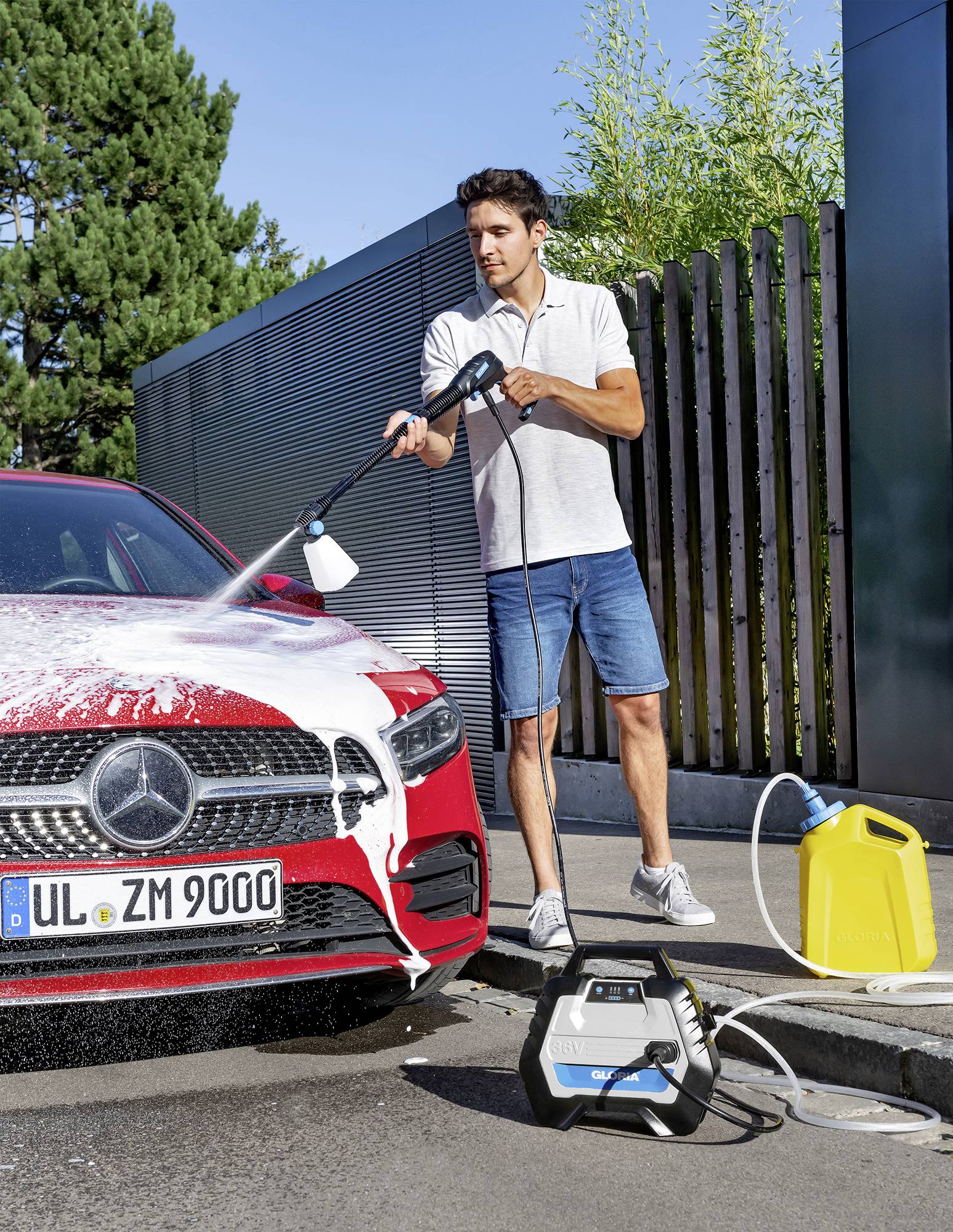 Gloria Haus und Garten MultiJet 36V Hochdruckreiniger 50 bar Kaltwasser