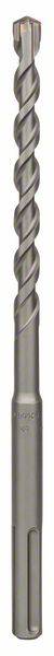 Ein grauer Bohrer mit spiralförmigem Design und SDS-Schaft, geeignet für das Bohren in Beton und Mauerwerk.