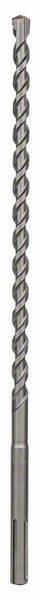 Bohraufsatz mit spiralförmigem Muster für präzises Bohren, geeignet für den Einsatz in Beton oder Mauerwerk.