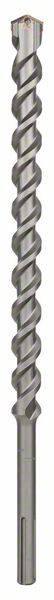 Metallbohrer mit spiralförmigen Rillen; geeignet für das Bohren in harte Materialien wie Beton oder Stahl.