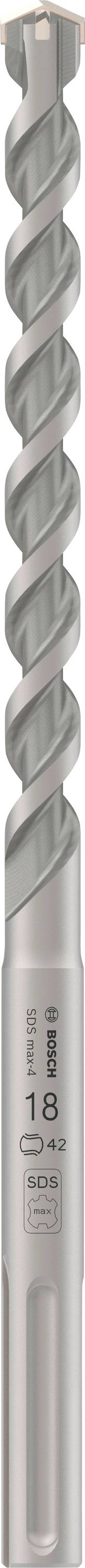 Bohrer mit spiraligem Schneidekopf, silberfarben, Größe 10 mm, geeignet für Beton und andere harte Materialien.