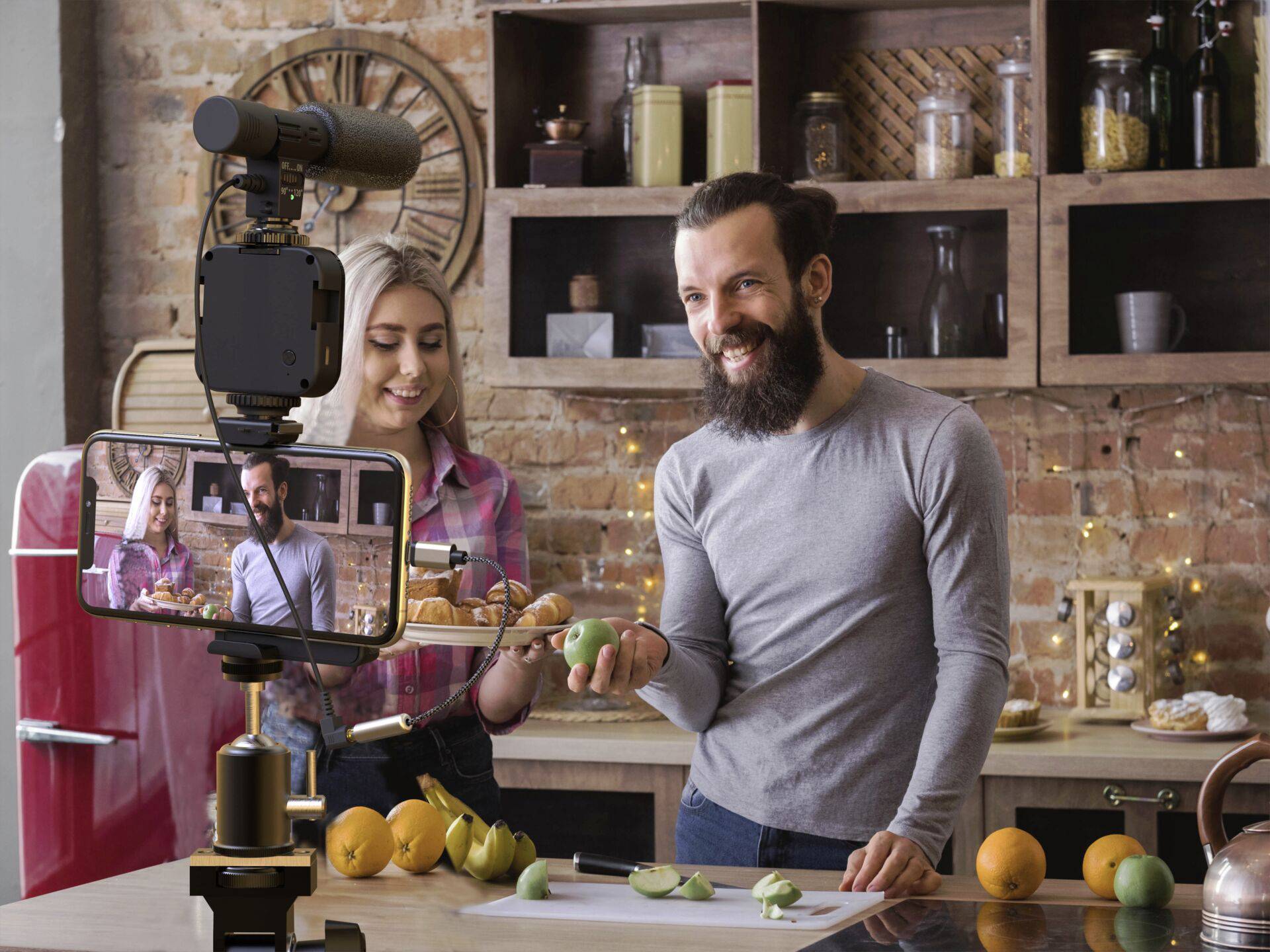DigiPower Vlogging Kit 4-teilig LED Smartphone Licht