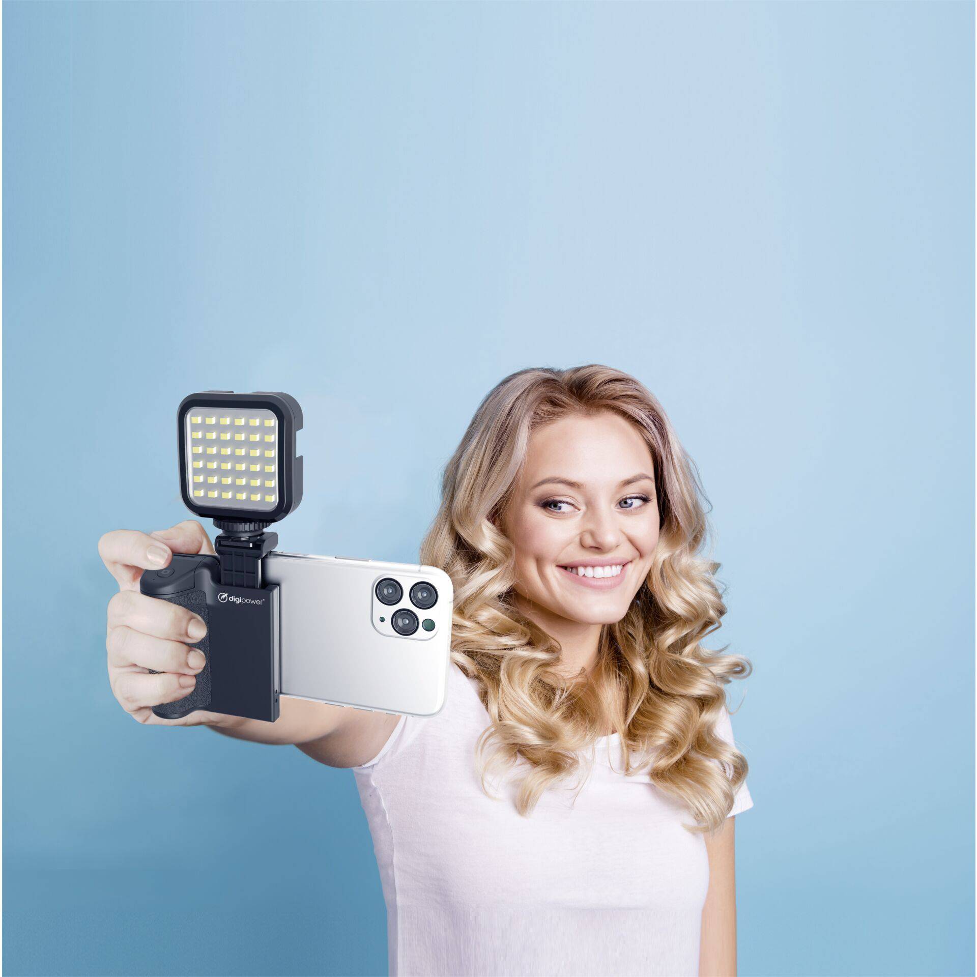 DigiPower Vlogging Kit 4-teilig LED Smartphone Licht