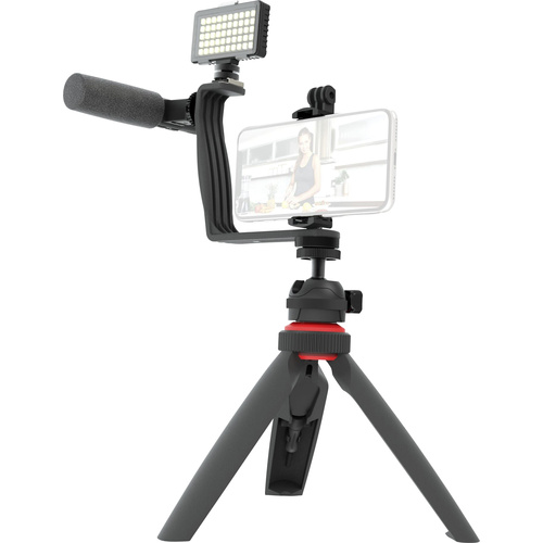 DigiPower Vlogging Kit 5-teilig LED Smartphone Licht