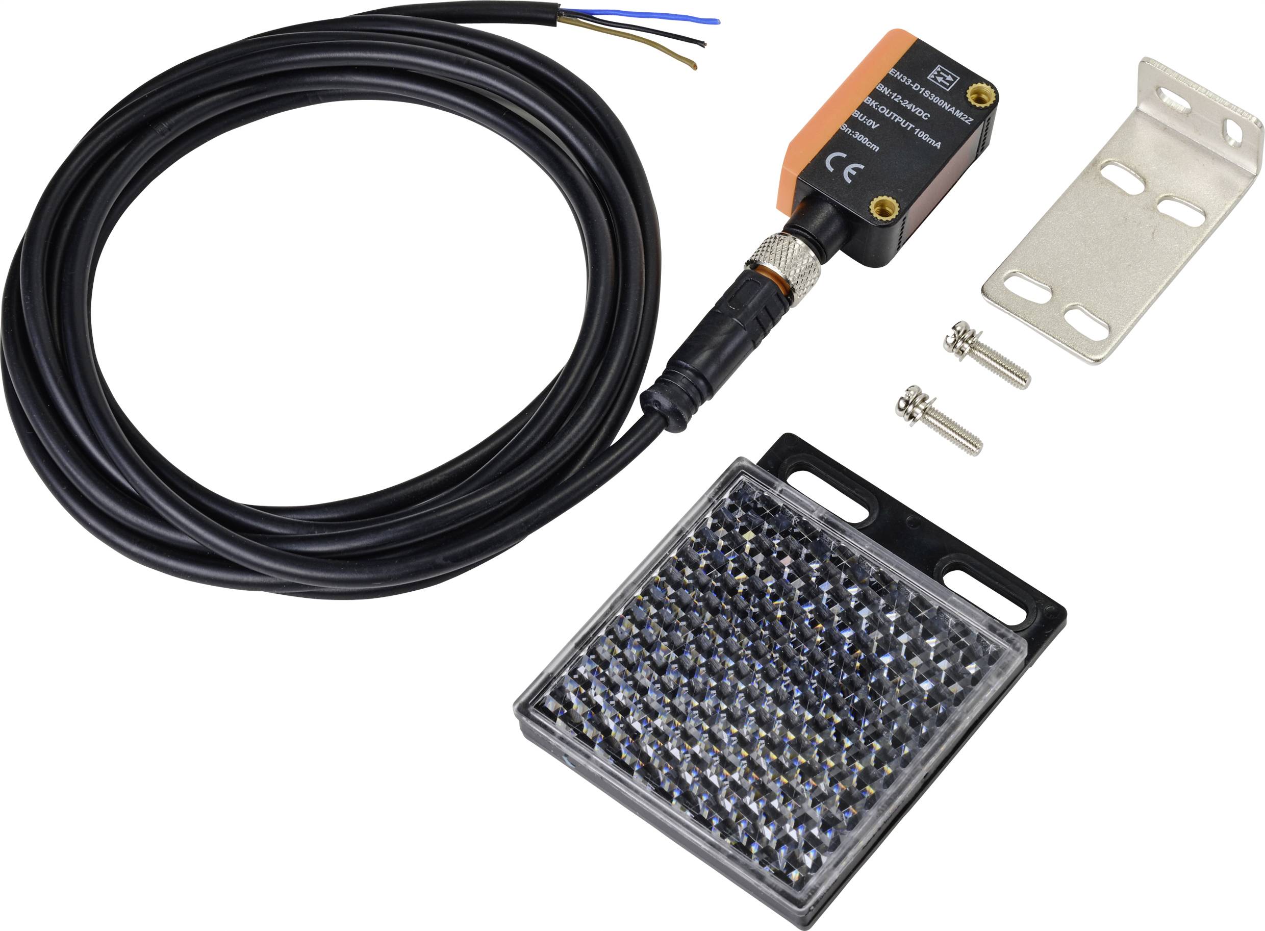 TRU COMPONENTS Reflexions-Lichtschranke TC-9417220 M8 Effektive Detektorreichweite: 300cm hellschaltend 1St.