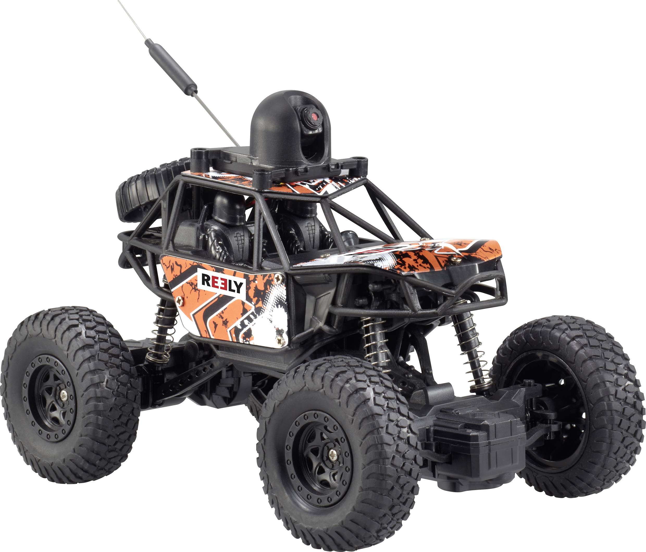 Reely RE-7062924 1:22 RC Einsteiger Modellauto Crawler Heckantrieb (2WD) FPV-Version