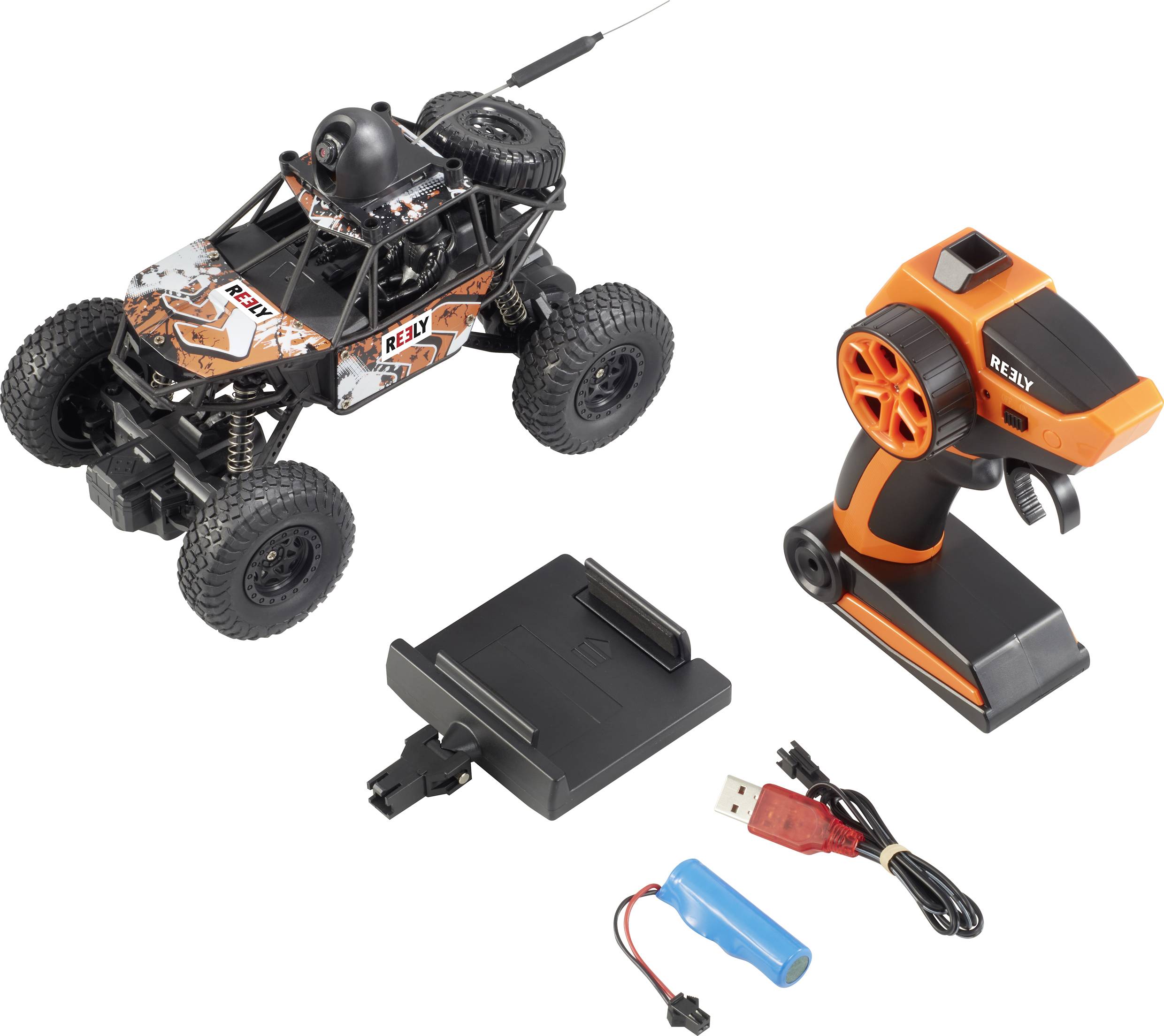 Reely RE-7062924 1:22 RC Einsteiger Modellauto Crawler Heckantrieb (2WD) FPV-Version