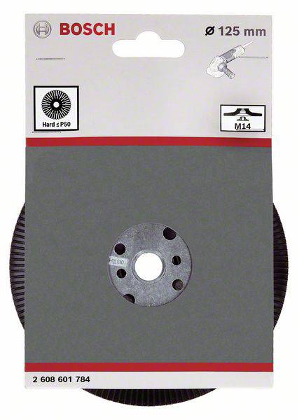 Schleifscheibe von Bosch, Durchmesser 125 mm, geeignet für Winkelschleifer. Modellnummer: 2 608 601 784.