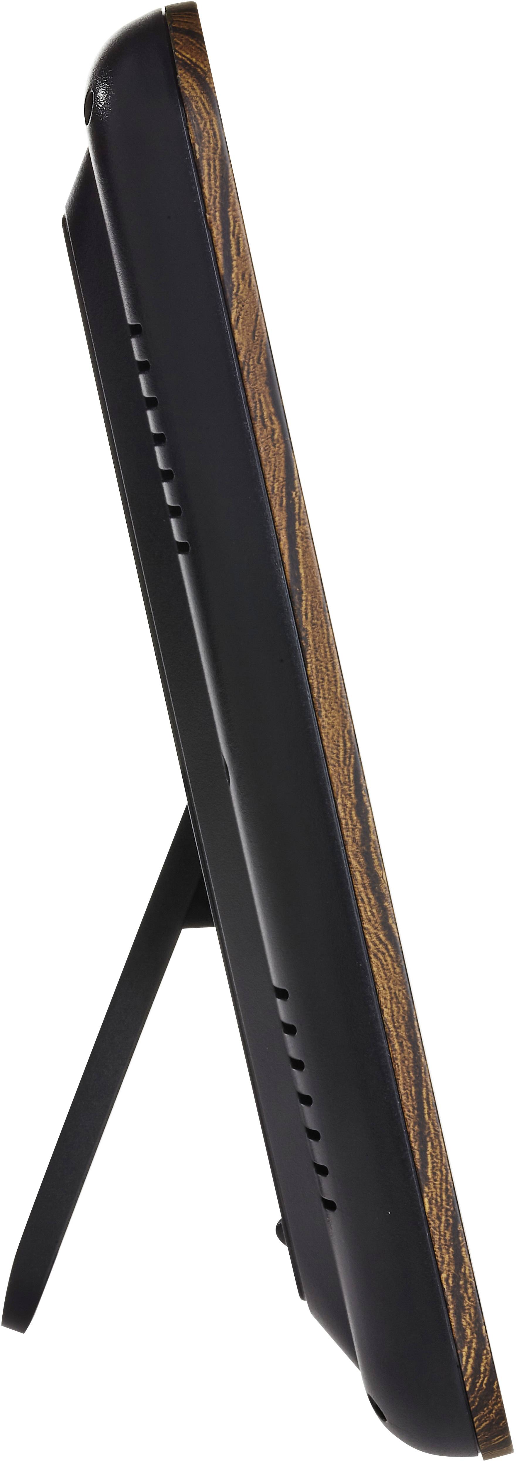 TFA Dostmann 60.4518.08 Funk Wanduhr 248mm x 25mm x 206mm Holz