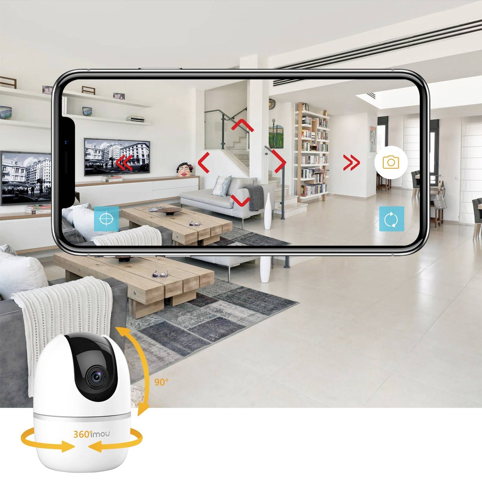 IMOU A1 4MP IPC-A42P-L-V2-imou WLAN IP Überwachungskamera 2560 x 1440 Pixel