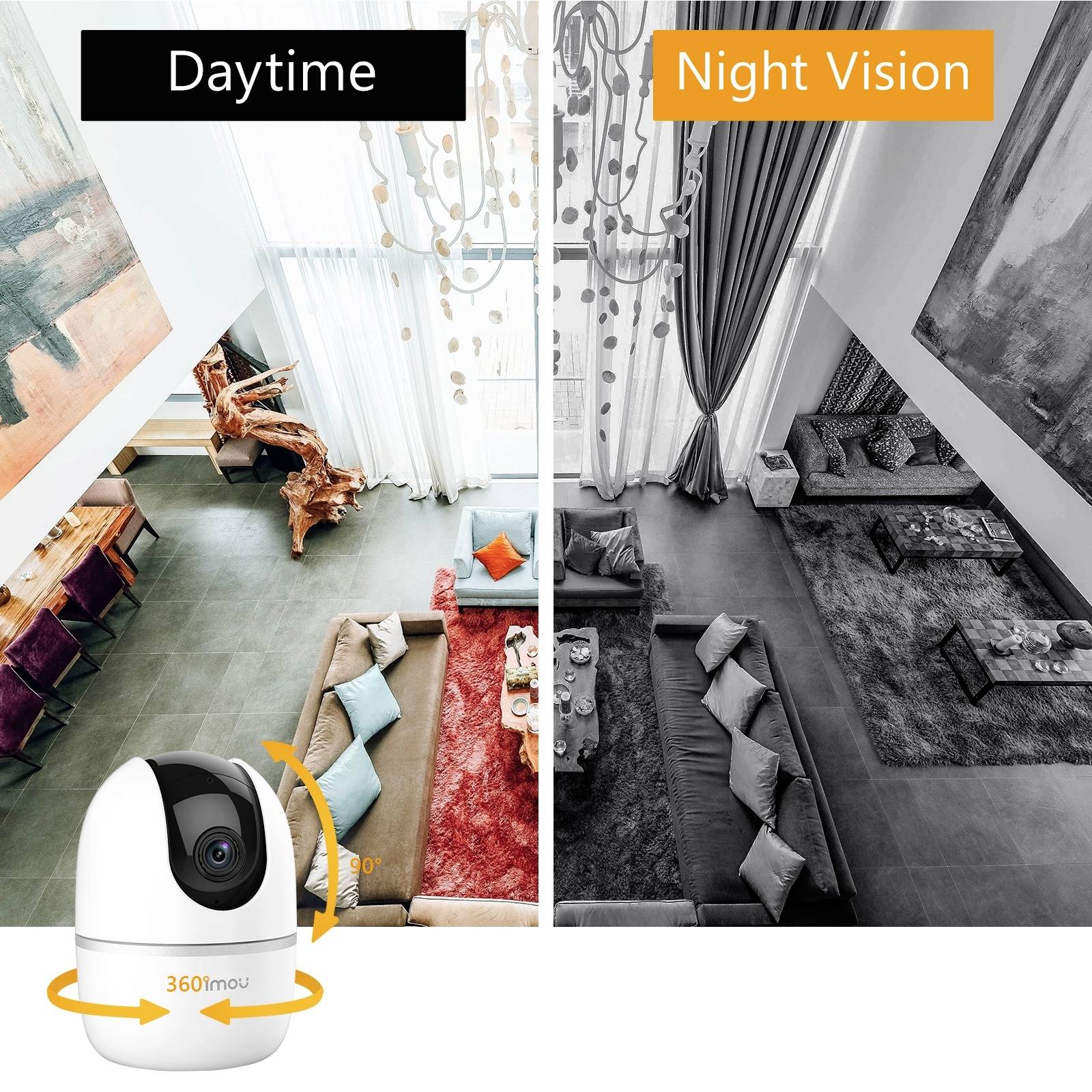 IMOU A1 4MP IPC-A42P-L-V2-imou WLAN IP Überwachungskamera 2560 x 1440 Pixel