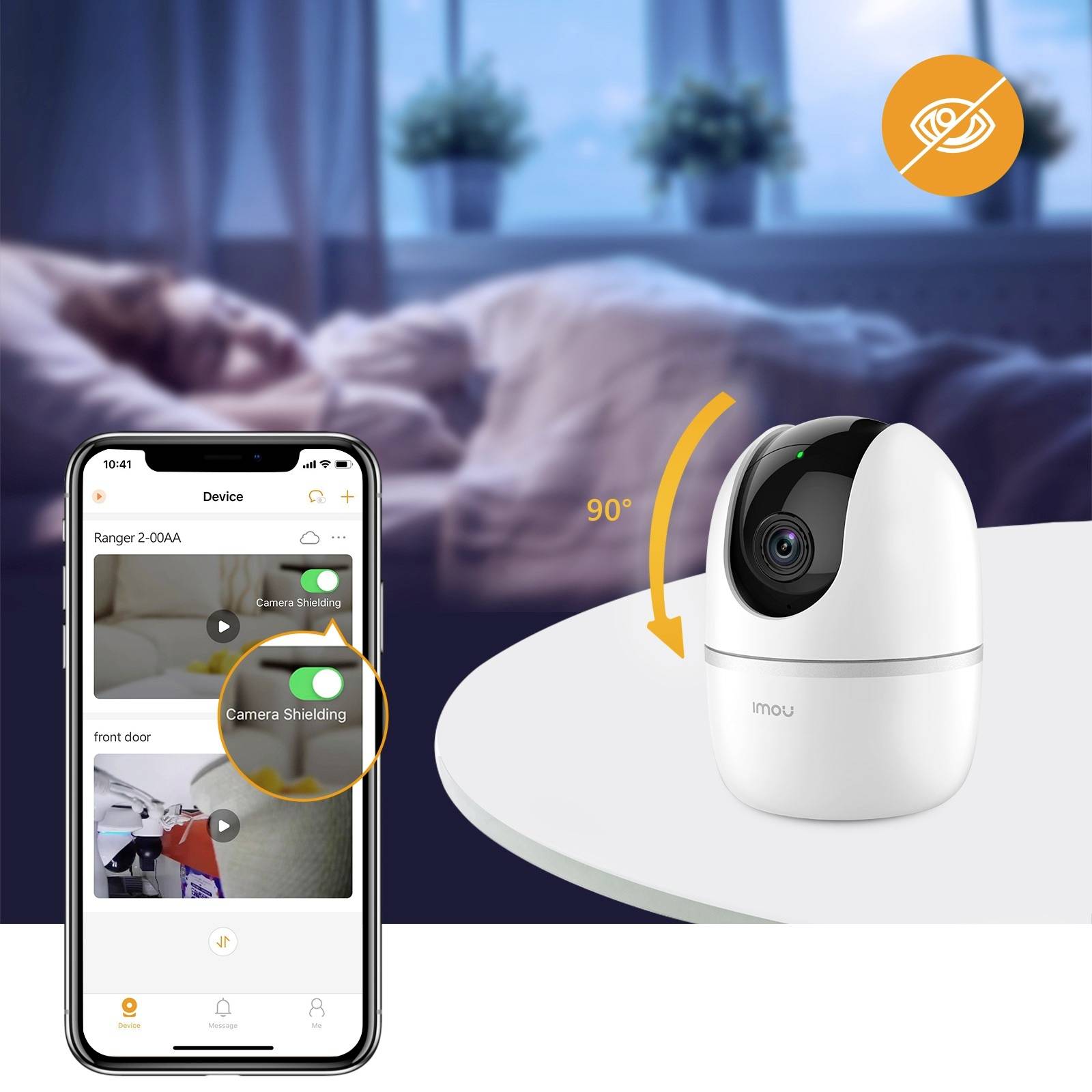 IMOU A1 4MP IPC-A42P-L-V2-imou WLAN IP Überwachungskamera 2560 x 1440 Pixel