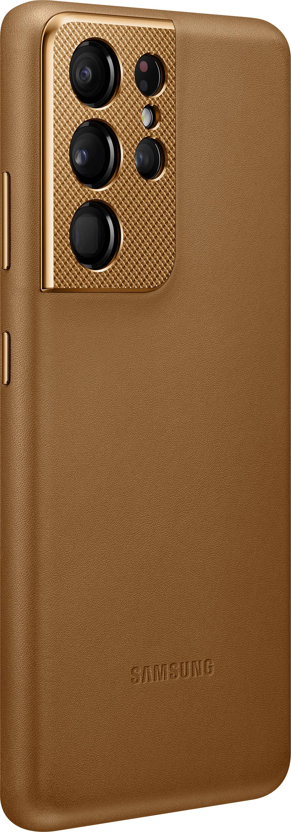 Samsung Leather Cover EF-VG998 Backcover Samsung Galaxy S20 Ultra 5G Braun