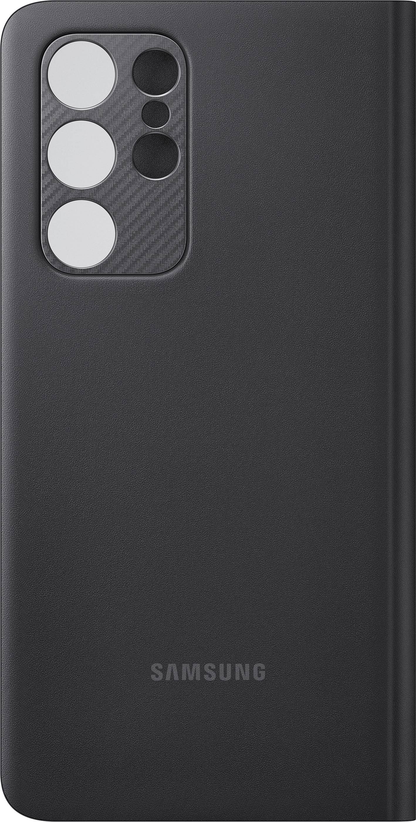 Samsung Smart Clear View Cover+ Pen Cover Samsung Galaxy S21 Ultra (5G) Schwarz Handy Flip Case, Stoßfest