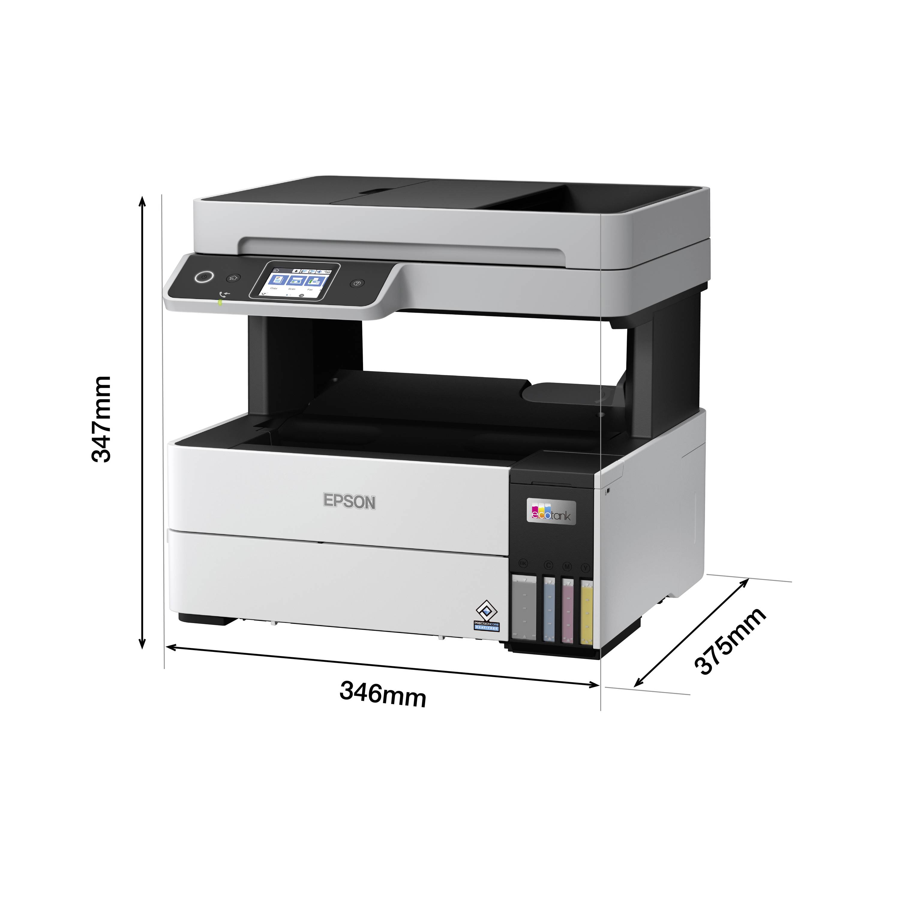 Epson EcoTank ET-5170 Multifunktionsdrucker Tintenstrahl Farbe A4, A4, A6 Drucker, Scanner, Kopierer, Fax WLAN