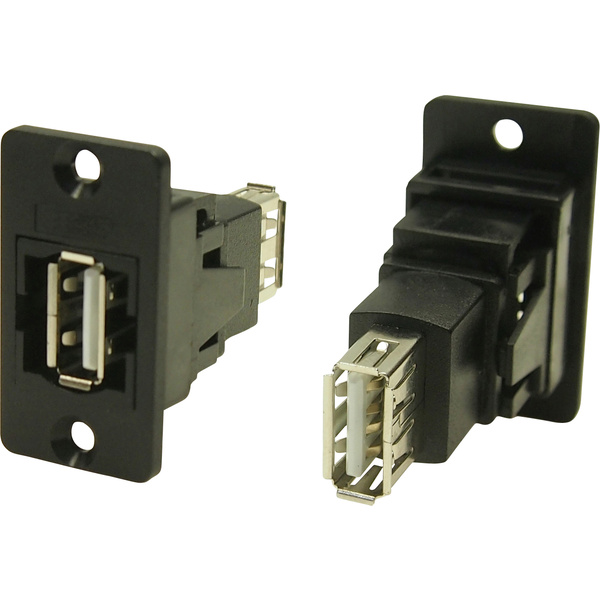 Cliff Adapter, Buchse, Einbau USB-Buchse Typ A - USB-Buchse Typ A CP30608N Inhalt: 1 St.