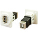Cliff Adapter, Buchse, Einbau USB-Buchse Typ A - USB-Buchse Typ B CP30209NXW Inhalt: 1 St.
