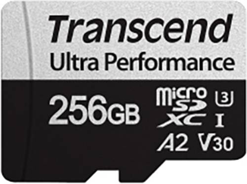 Transcend microSDXC 340S microSDHC Karte 256GB Class 10, Class 3 UHS I  - Onlineshop Voelkner