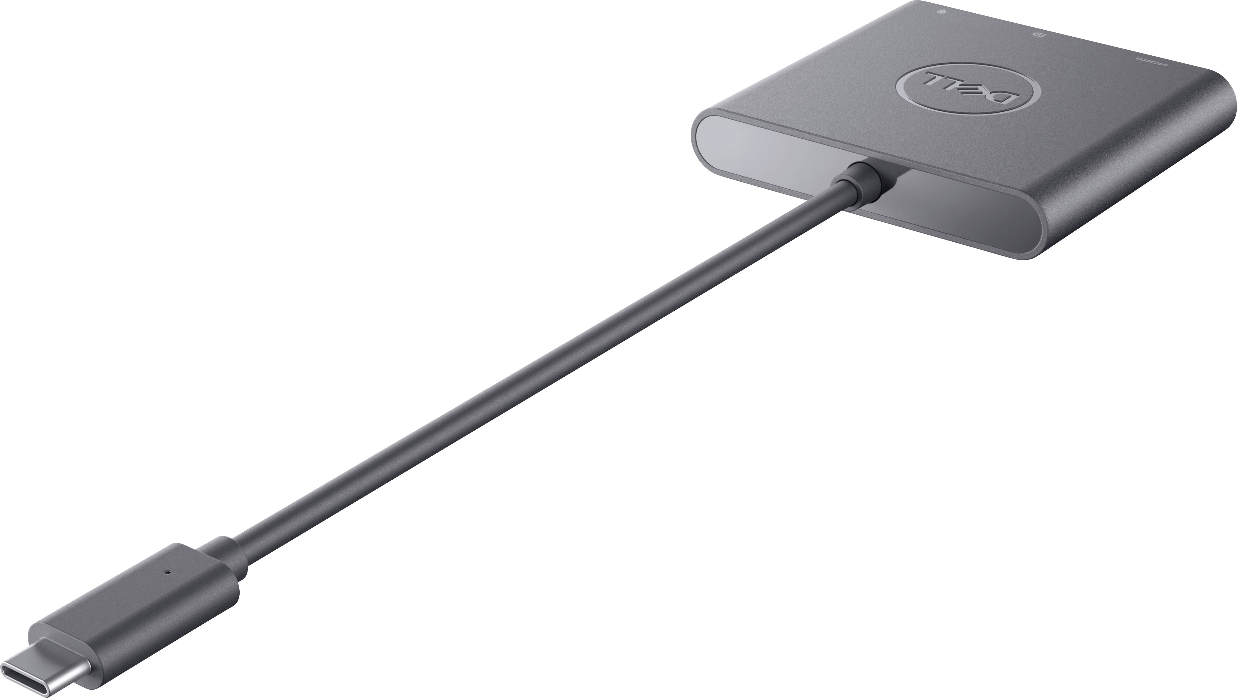 Dell USB-C®, Monitor Adapter [1x USB-C® Stecker - 1x HDMI-Buchse, DisplayPort Buchse, USB-C® Buchse] Adapter USB-C to HDMI/DP
