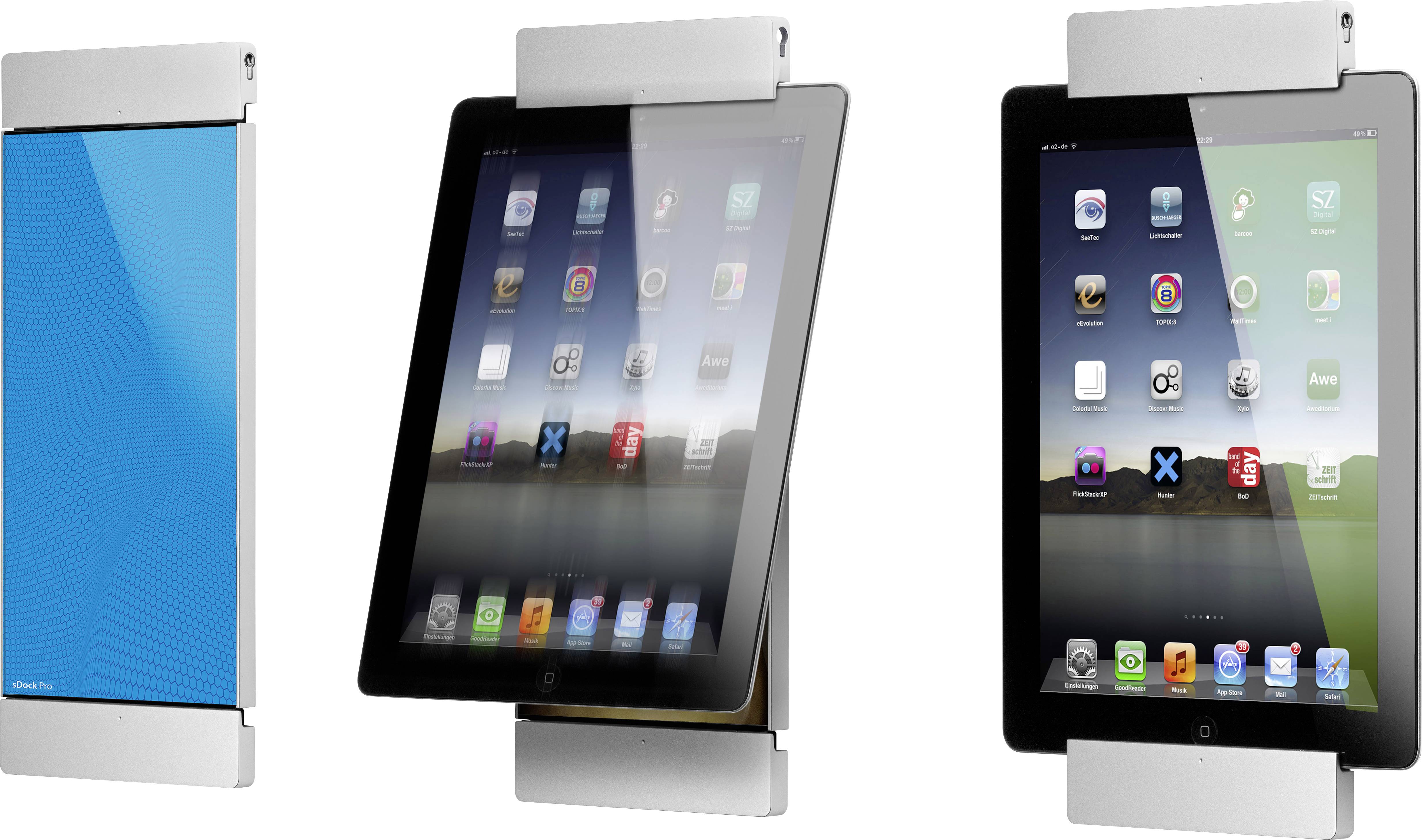 Smart Things sDock Pro s22 Tablet Wandhalterung Apple iPad Pro 12.9 (1.Generation), iPad Pro 12.9 (2.Generation)