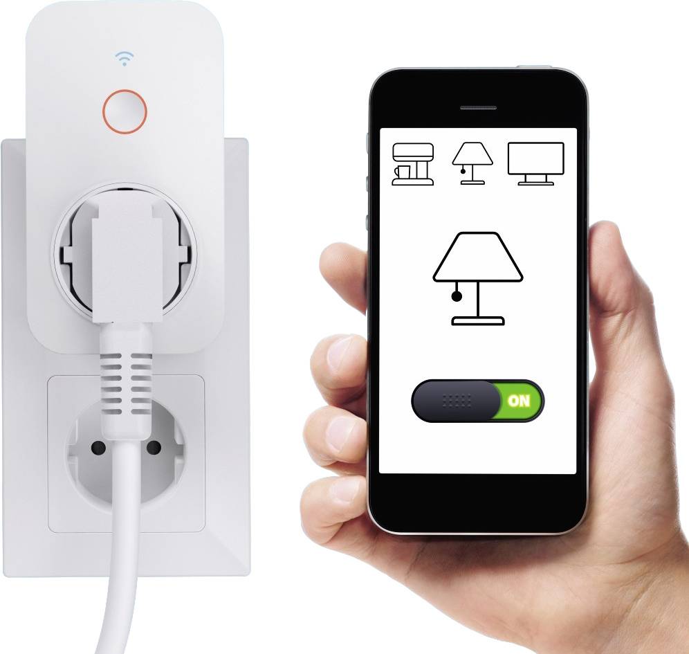 Hama 2x WiFi Steckdose und 1x Wi-Fi Steckdose inkl. Strommessgerät Wi-Fi Steckdosen-Set Alexa, Google Home, IFTTT