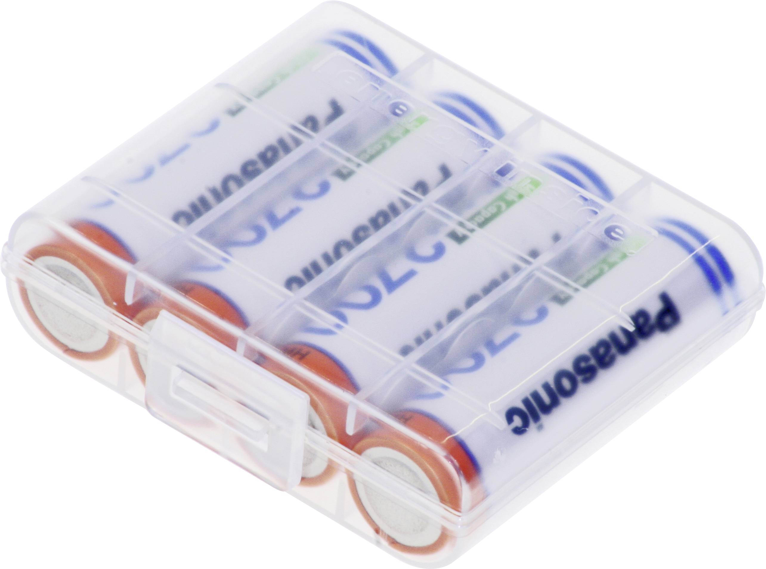 Panasonic HR-3U + box Mignon (AA)-Akku NiMH 2700 mAh 1.2V 4St.