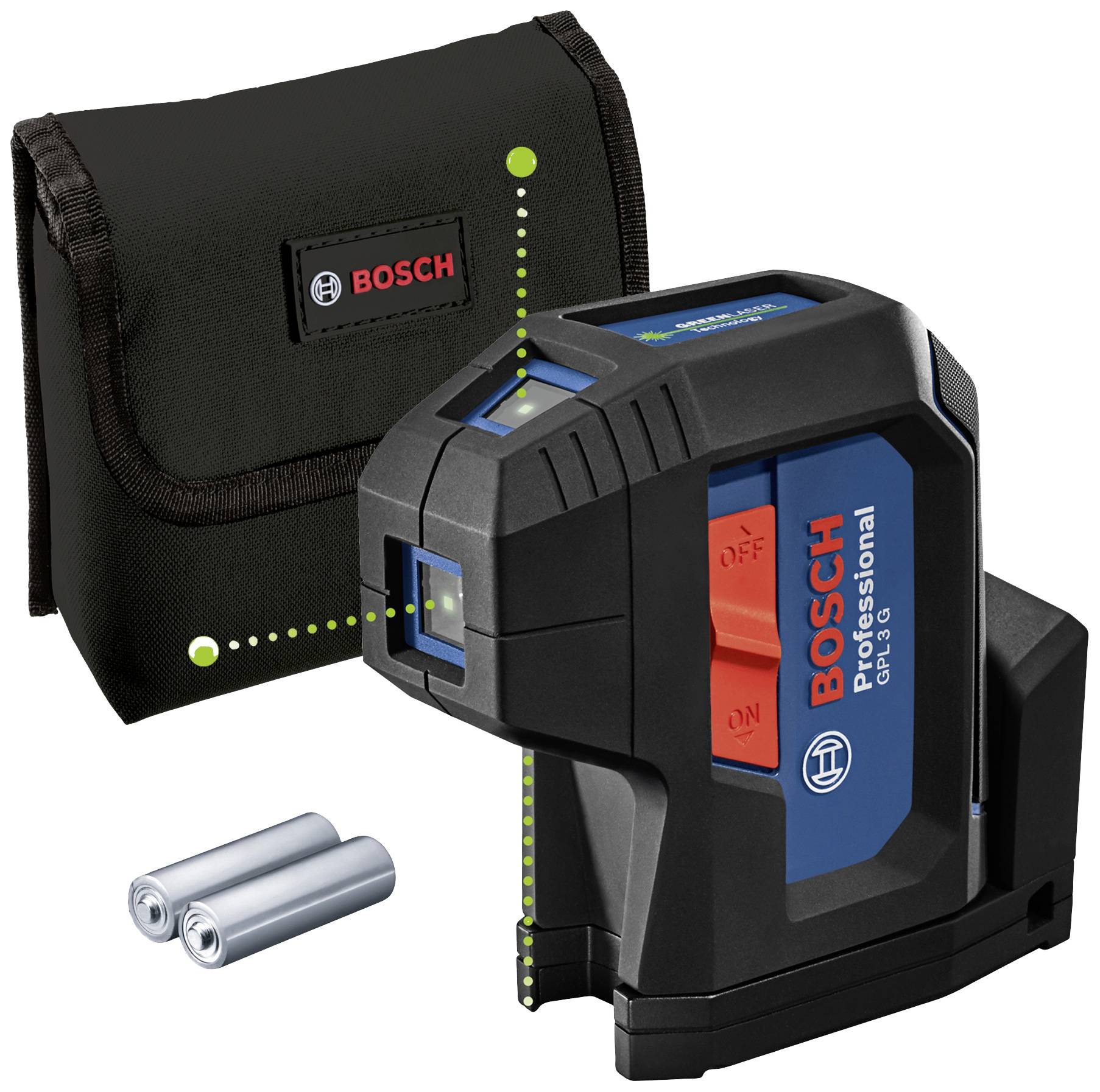 Bosch Professional GPL 3 G Punktlaser inkl. Tasche Reichweite (max.): 30 m