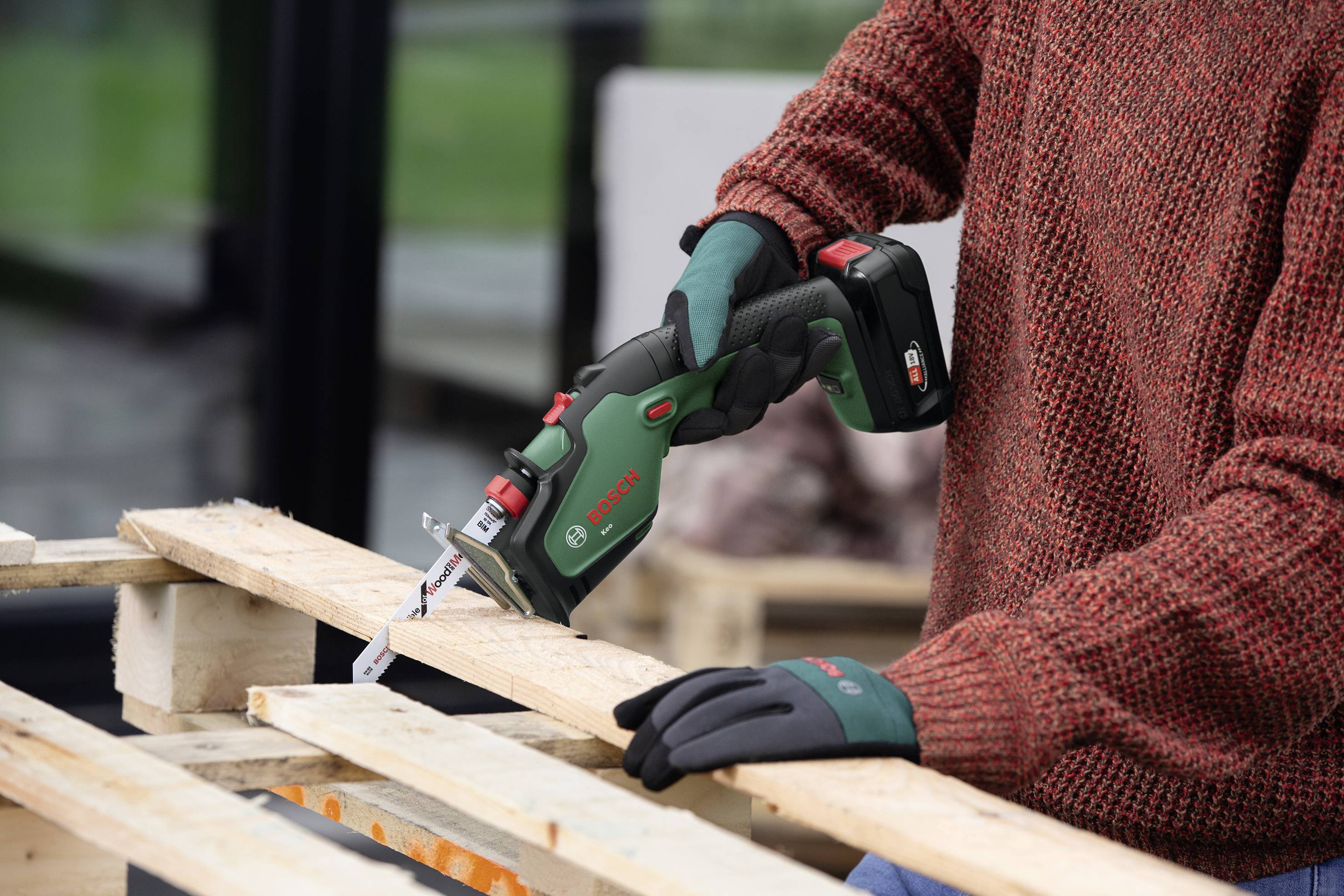 Bosch Home and Garden 0600861A01 Keo 18 BT Astschere