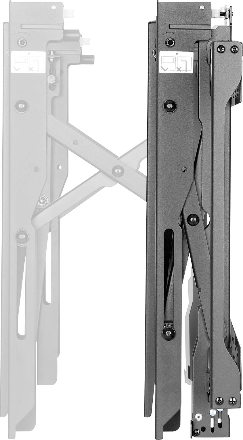 Neomounts LED-VW2500BLACK1 Videowall-Wandhalter 81,3 cm (32") - 190,5 cm (75") Ausziehbar