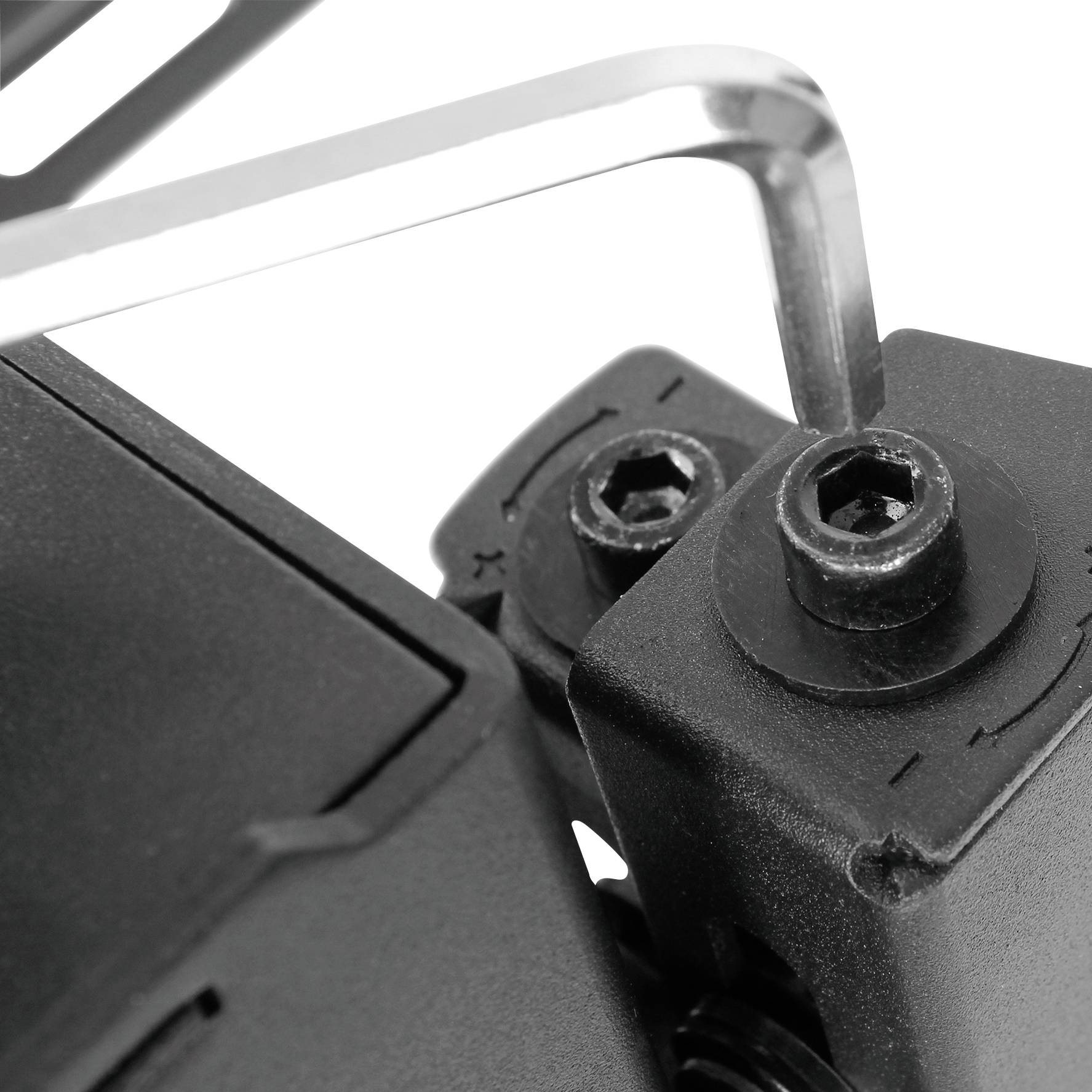 Neomounts LED-VW2500BLACK1 Videowall-Wandhalter 81,3 cm (32") - 190,5 cm (75") Ausziehbar