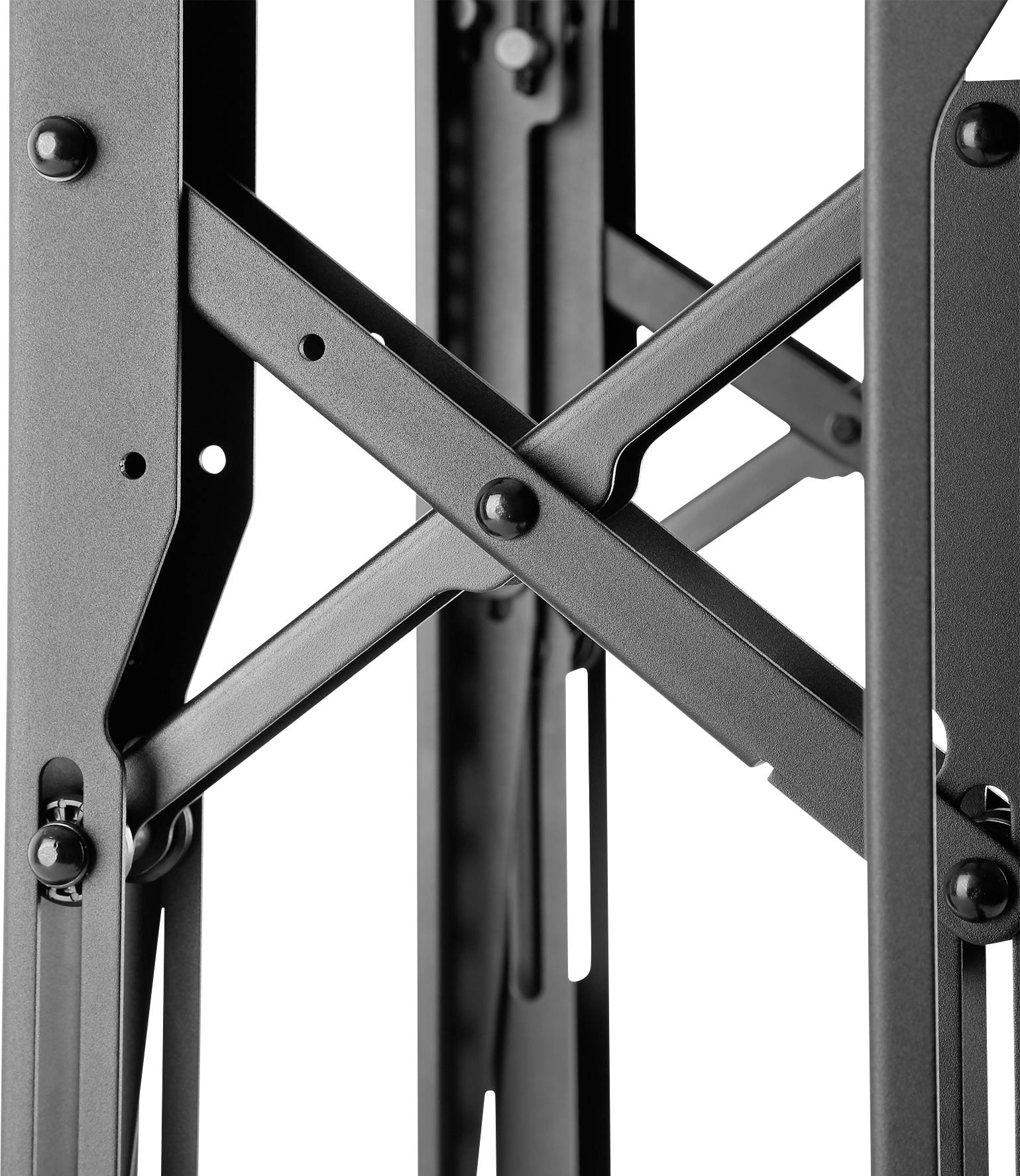 Neomounts LED-VW2500BLACK1 Videowall-Wandhalter 81,3 cm (32") - 190,5 cm (75") Ausziehbar