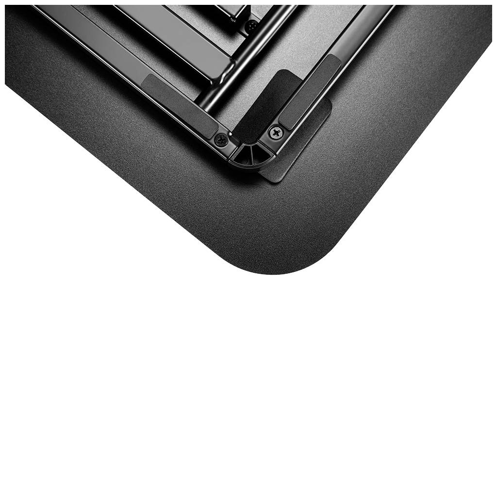 Neomounts NS-WS050BLACK Sitz-Steh-Schreibtischaufsatz Höhen-Bereich: 4.5 bis 40.5cm Schwarz