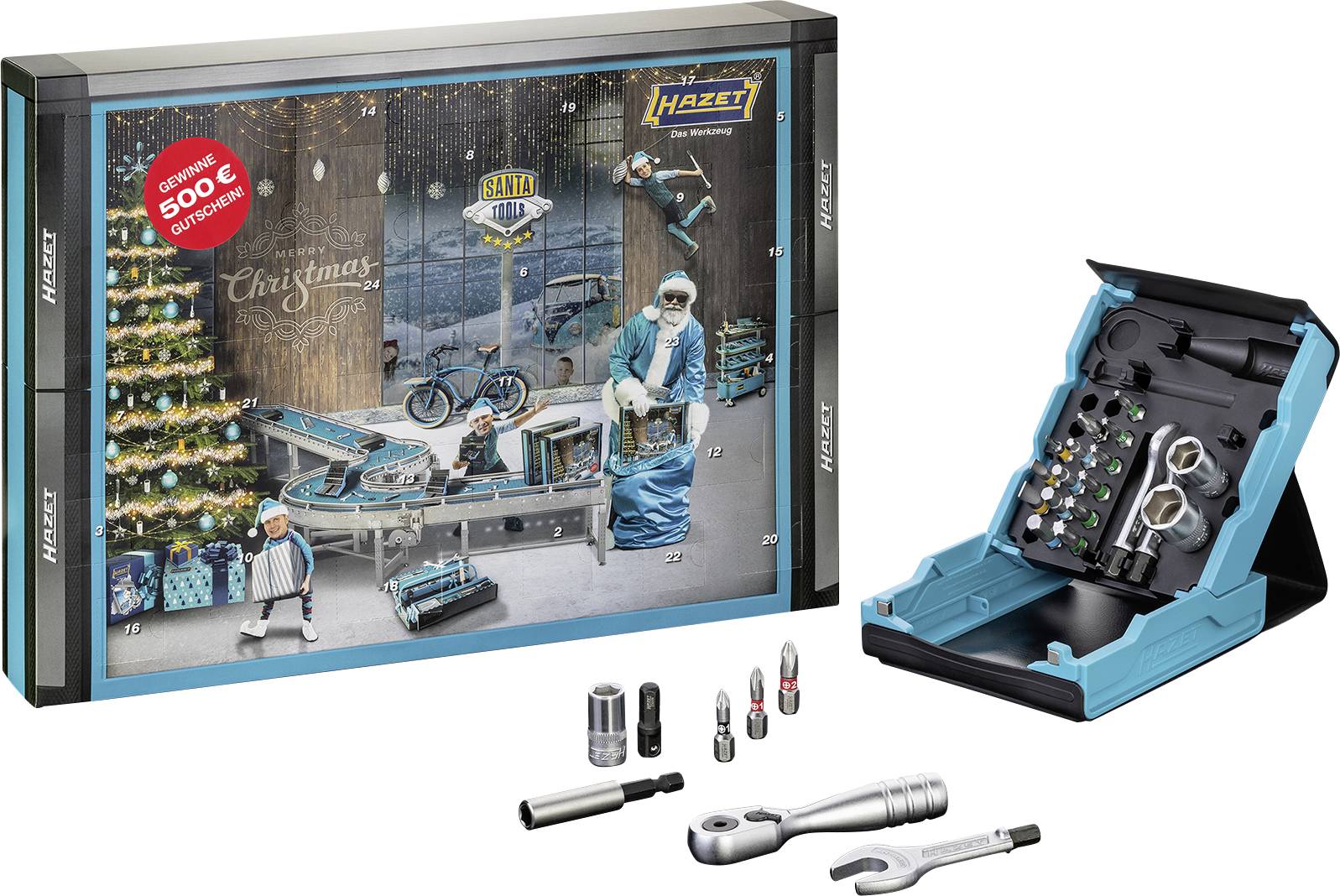 Hazet Adventskalender SantaTools 2021