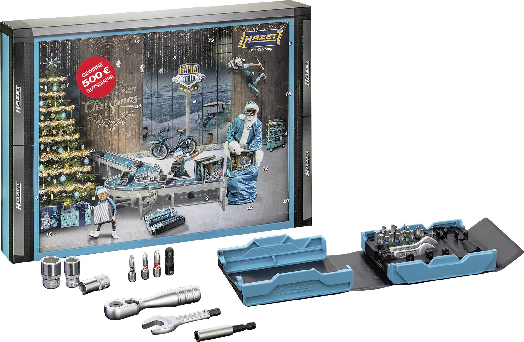 Hazet Adventskalender SantaTools 2021
