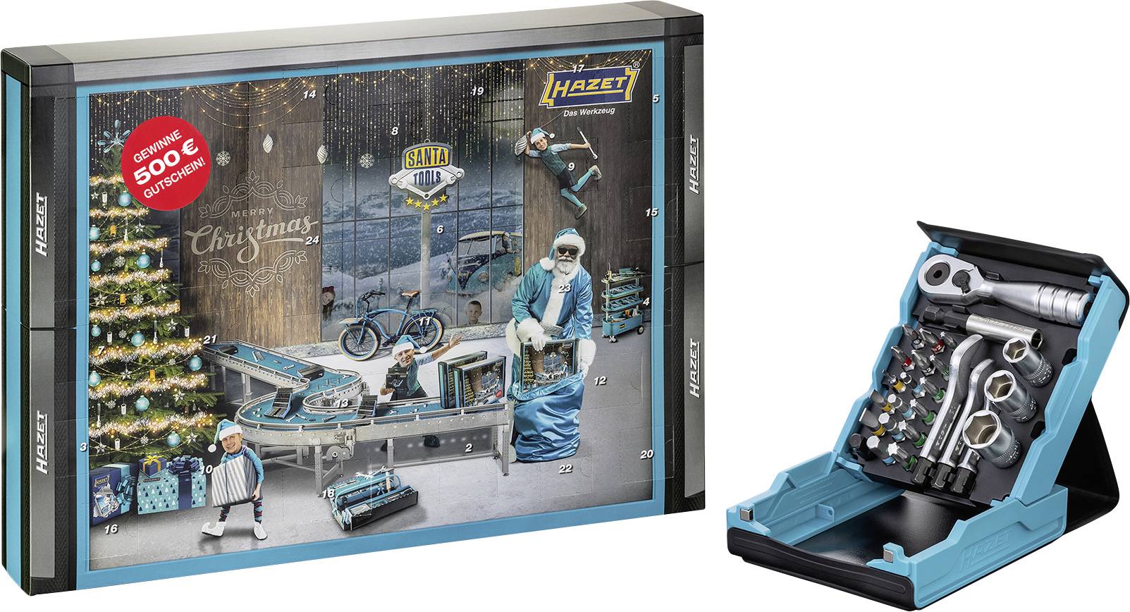 Hazet Adventskalender SantaTools 2021