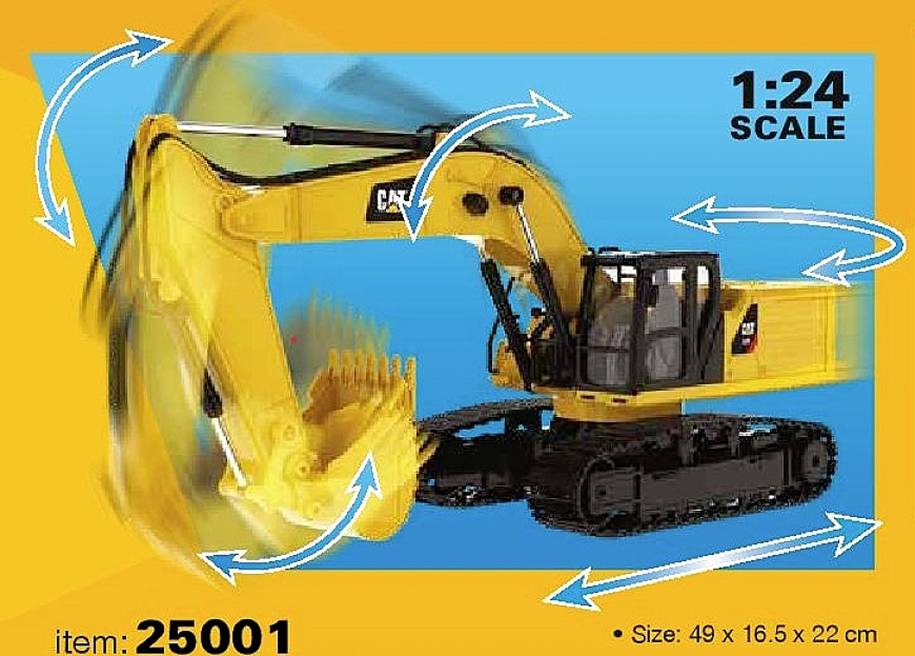 Diecast Masters 25001 Cat® Bagger 1:24 Elektro RC Funktionsmodell