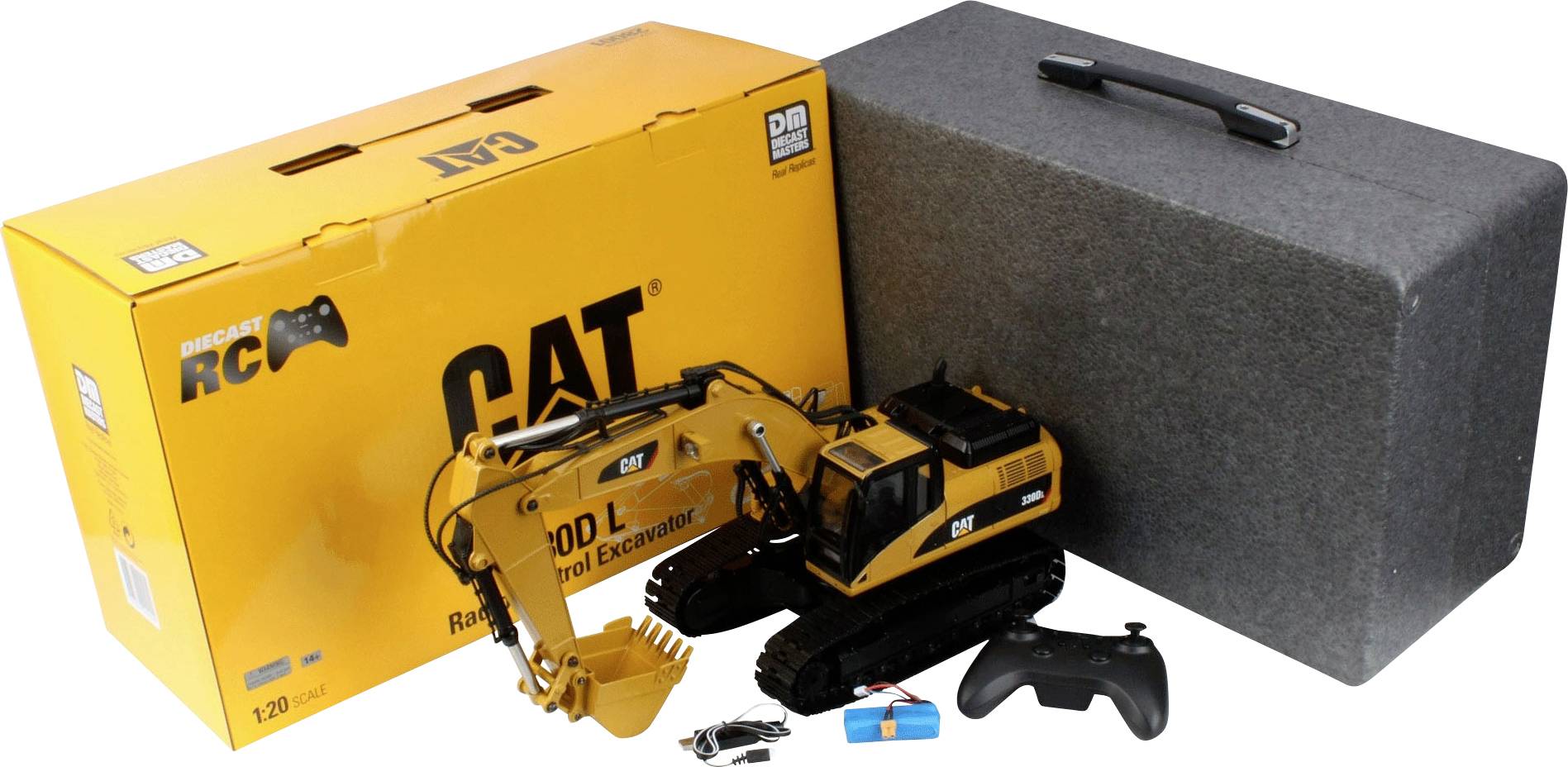 Diecast Masters 28001 Cat® Bagger 1:20 RC Funktionsmodell