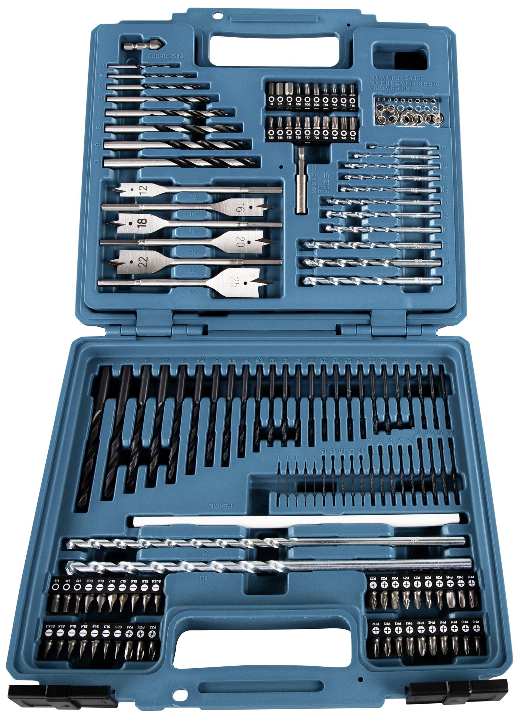 Makita E-06270 212teilig Bohrer- und Bit-Sortiment
