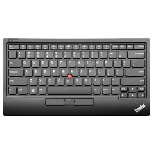 Lenovo ThinkPad TrackPoint Kabellos, Funk, Bluetooth® Tastatur Italienisch, QWERTY Schwarz Spritzwassergeschützt