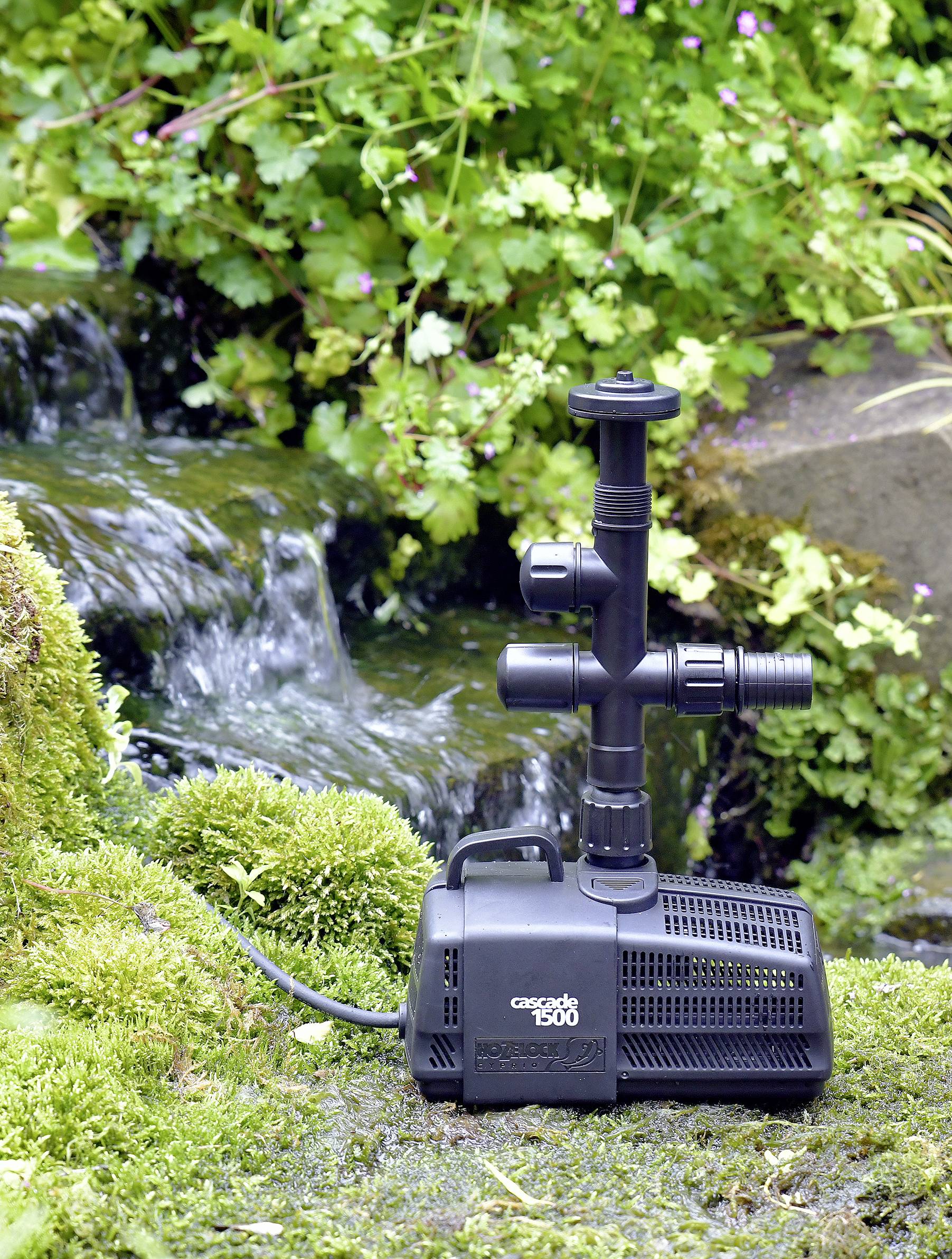 Hozelock 3354B1240 Cascade 1.500 Springbrunnenpumpe 1500 l/h