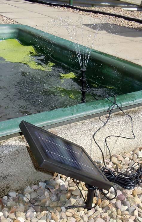 Hozelock 3538 0000 Solar Cascade 300 Solar-Pumpenset