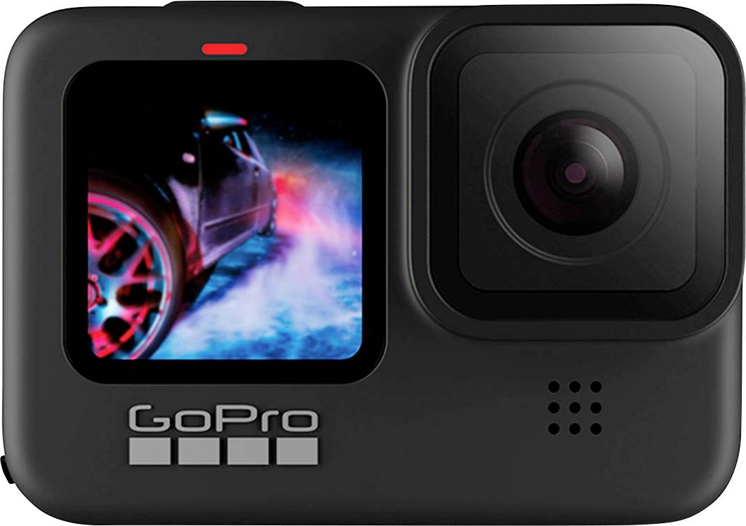 GoPro HERO 9 Black Actioncam - 5K / 30 BpS Action Cam 5K, GPS, Wasserfest, Stoßfest, Stereo Sound, Touch-Screen, WLAN