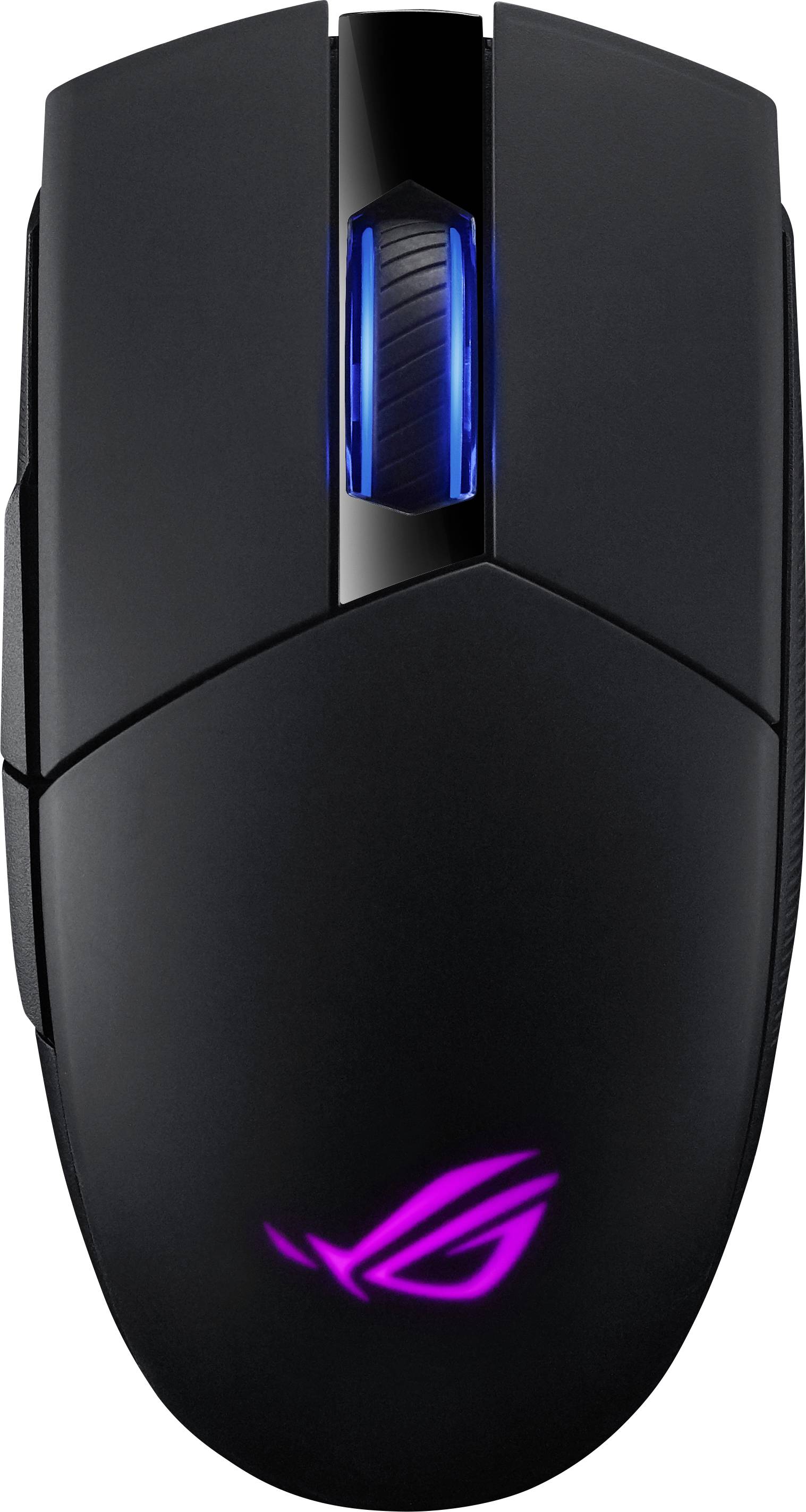 Asus ROG Strix Impact II Wireless Gaming-Maus Funk Optisch Schwarz 5 Tasten 16000 dpi Beleuchtet