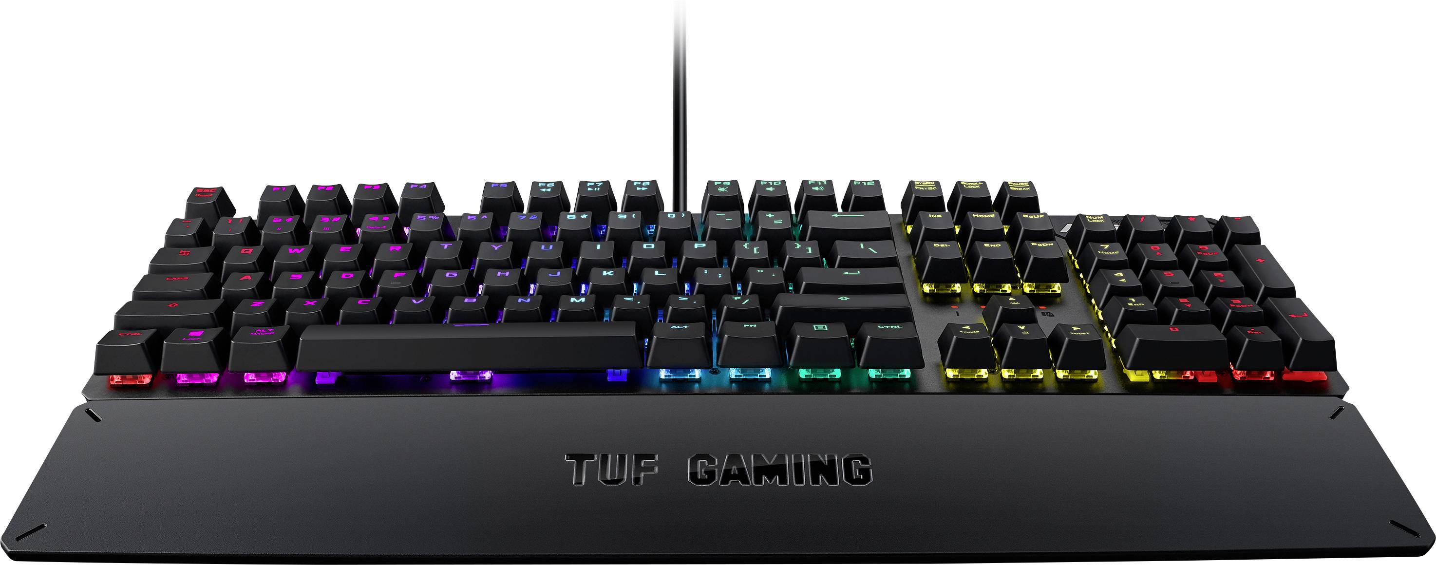Asus TUF GAMING K3 Kabelgebunden Gaming-Tastatur Deutsch, QWERTZ Schwarz Beleuchtet