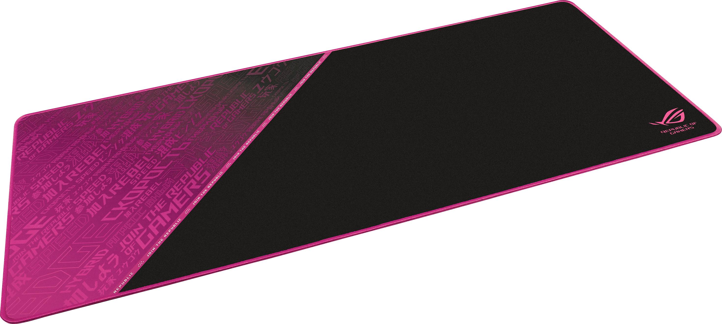 Asus ROG Sheath Electro Punk Gaming-Mauspad Schwarz, Pink