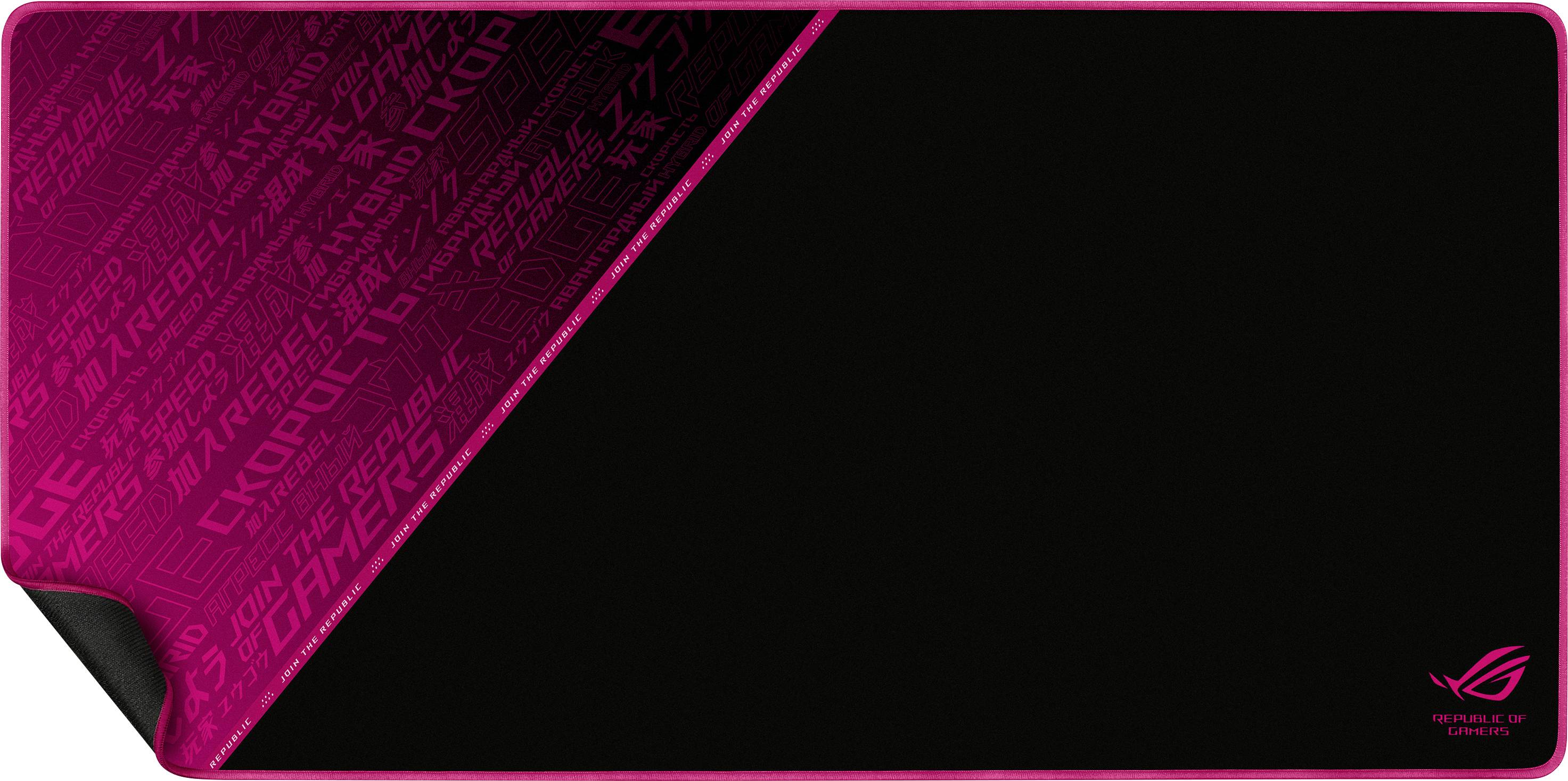 Asus ROG Sheath Electro Punk Gaming-Mauspad Schwarz, Pink